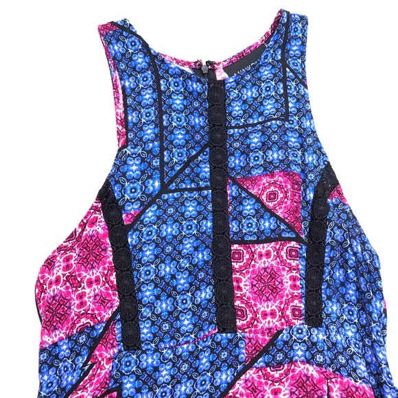 MINKPINK Patchwork Boho Maxi Dress Size M - Picture 7 of 11